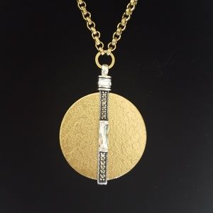 Crystal Token necklace